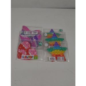 Gotta Pop 5+ Push &Pop Bubble Fidget Sensory Toy  6Packs Gotta Pop 5+ Push &Pop Bubble Fidget Sensory Toy  6Packs