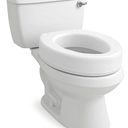 Carex Toilet Seat Riser, Elongated Raised Toilet Seat Adds 3.5 inches to Toilet Height, for Assistance Bending or Sitting, 300 Pound Weight Capacity Toilet Riser