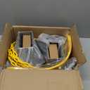 Heavy Duty Swing Sets Brackets Including 2 A-Frame Swing Set Brackets 2 Swing Seats and 4 Swing Hangers for Playground Equipment Mounting Parts Hardware Included (Yellow)