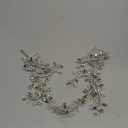 Wedding Hair Accessories, Bridal Hair Comb, Rhinestone Forehead Headpiece(Silver)