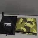 Rstick Green Camo Beach Towel Oversized 36"x72"Quick Dry Sand-Free Black Camo Thin Lightweight Microfiber Towels for Swim Pool Camping Travel