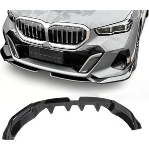 Front Spoiler Splitter Lip for BMW 5 Series I5 G60 G61 M Sport 2024-2026, Gloss Black