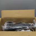 BFTOU Black Square Minimalist Swivel Stool with Wheel for Work SPA Shop Massage Height-Adjustable and Cost-Effective Rolling Stool Chair with Back