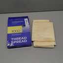 THREAD SPREAD 100% Egyptian Cotton Pillow Cases Queen Size Set of 2 - Luxury 1000 Thread Count Queen Pillow Cases (Ivory), Soft Cooling Sateen Weave Hotel Quality Egyptian Cotton Pillowcases