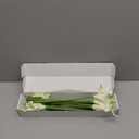 24 Pcs White Artificial Flowers Fake White Calla Lily Silk Flower Real Touch for Wedding Office Home Kitchen Decor