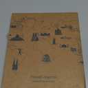 Nook Theory Personalized Travel Journal for Women, Men - Linen Travelers Notebook, Adventure Book with Prompts, Perfect for Travel Gifts (Burnt Orange)