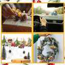 Pinkunn 36 Pcs Christmas Vehicle Wood Ornaments Set Transportation Hanging Ornaments Gifts for Tree Decor (Construction Vehicles)