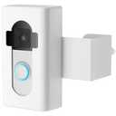 Anti-Theft Video Doorbell Mount,Mount No Drill Holder Bracket for Apartment Door Home Rentals Compatible with Ring Video Doorbell 4/3/3 Plus/2/1/2021/2023 Release(White)