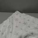 Hommtina Christmas Tree Skirt 48 Inches White Tree Skirt,Christmas Tree Decorations Faux Fur Tree Skirt for Xmas Holiday Home Party Decorations Ornaments(Snowflake)