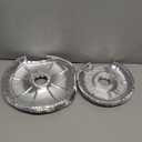 Heavy-Duty Aluminum Electric Stove Burner Covers (50 Pack) - Disposable Round Foil Liners (6 & 8 Inch), Non-Stick Drip Pan Protectors, Stove Top Covers, Great Kitchen Accessory for Easy Cleanup