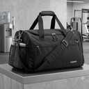 Duffle Bag Black For Travel , Gym 