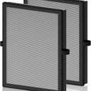 MK04 Air Filter Replacement for Aroeve MK04 MG04JH Air Purifier, 4-in-1 High-Efficiency Activated Carbon Filter, Smoke Remover Version (2 Pack) (Gray)
