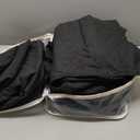 Waterproof Sectional Reclining Couch Covers L Shaped Recliner Sectional Sofa Cover 7 Piece Non Slip Washable Corner Recliner Slipcover Set for Pet Dog (5 Seater Cover, Black)