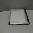 Putros Basketball Display Case with Mirror and Black Metal Grooved Base Acrylic Basketball Case with Transparent Removable Built-in Basketball Display Stand for Autographed Basketball