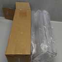 upsimples 6 Pack Acrylic Shelves for Wall Storage, 15" x 4 Floating Bookshelves for Kids, Display Shelf Organizer for Bathroom, Bedroom, Living Room, Kitchen, Room Decor, Clear