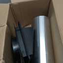 Builders Edge 140116774002 4" Hooded Dryer Vent 002, Black