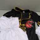 fun shack Pirate Costume Women's Deluxe Buccaneer Outfit with Corset Jacket, Dress M