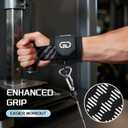 GOUNOD Lifting Wrist Straps with D Ring for Weightlifting & Gym Heavy Duty Padded Wrist Support for Men & Women Non-Slip Hand Grip Straps for Deadlifts, Pull Ups, Cable Machines & Bodybuilding