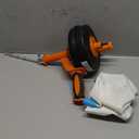 Drain Auger, Clog Remover with Drill Adapter, 25 Feet Flexible Plumbing Snake Use Manually or Powered for Kitchen,Bathrom and Shower Sink, Comes with Gloves (orange)