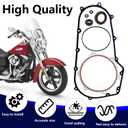 2006-2016 Softail & Dyna Primary Cover Gasket and Seal Kit Compatible with 2007-2016 Harley Davidson Dyna Low Rider Street Bob Wide Glide Super Glide Fat Boy FLSTF Heritage Softail Night Train