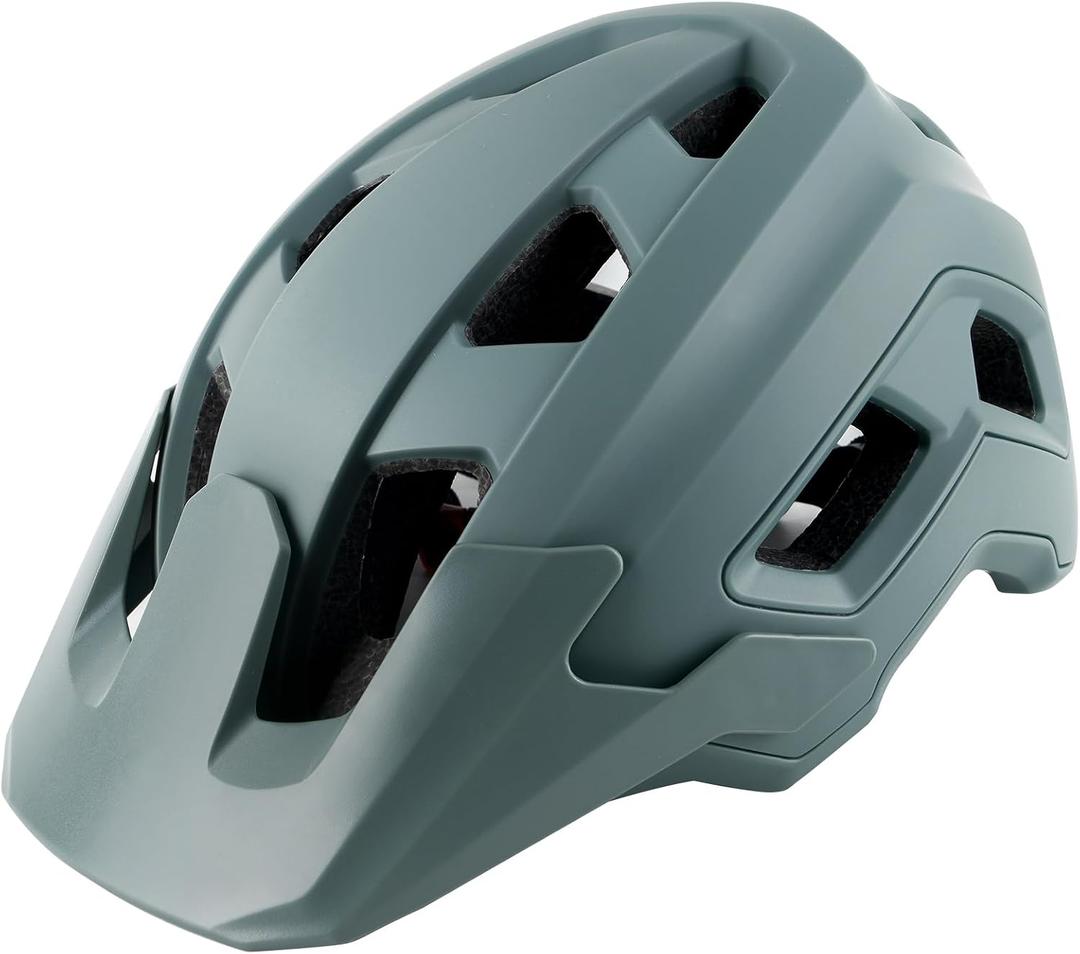 Bike Helmet for Adult & Youth, Lightweight MTB Helmet with Adjustable Visor for Mountain/Road Cycling, 2 Sizes for Men Women Boys Girls