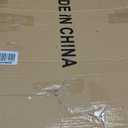 Makeup Artist Chair, 41'' Foldable Tall Directors Chairs w/Side Table Cup Holder Storage Bag and Footrest, Portable Makeup Chair, 400LBS Load Capacity, Black