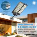 Solar Street Lights Outdoor Waterproof 9000W LED Solar Power Street Light Dusk to Dawn with Mention Sensor Flood Light Large Outdoor Solar Lights for Yard, Entryway Garage, L--2PCS
