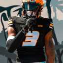 Nxtrnd Double Arm Sleeves, Two Tone Arm Sleeve, Football Arm Sleeves, Sold as a Pair (Black, L)