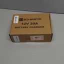 ECO-WORTHY 12V 20A Lithium Battery Charger 14.6V LiFePO4 Battery Charger with Anderson Connector Automatic Smart & Maintenance for Deep Cycle Rechargeable Battery Boat RV