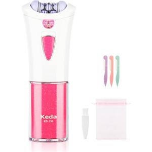 Epilator for Women - Cordless Portable Epilators Hair Removal for Women - 2025 NEW Glamorous Skin Epilator for Face and Body with LED Light - Smooth Glide for Facial, Bikini, Arms and Legs