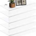 Wire Shelf Covers, 36" W X 12" D, 5 Pack, Wood Covers for Wire Shelves, 36x12 in