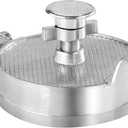 New Star Foodservice 36466 Aluminum Adjustable Hamburger Press, 4-1/2" Diameter, Silver