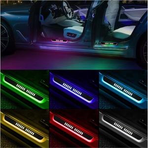 Magnetic Car Door LED Pedal Lights,Universal Car Door LED Sill Protector Light Fit for All Cars