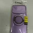 for Apple 17 Pro Case with Slide Camera Cover, Military Grade Drop Protection Heavy Duty Shockproof with 360° Rotate Kickstand Case for iPhone 17 Pro.Slide Purple