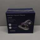 Mattress Vacuum Cleaner, Handheld UV Bed Vacuum Cleaner 16KPa & 12800 Vibrations Per/Min Upgraded Effectively Clean Up Bed, Pillows, Cloth Sofas, Carpets and Ther Fabric Surfaces (Gray)