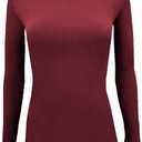 Natural Uniforms Women's Under Scrub Tee Crew Neck Long Sleeve T-Shirt Size XL