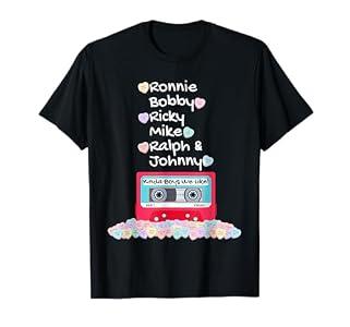 Ronnie Bobby Ricky Mike Ralph and Johnny Kinda Boys We Like T-Shirt, XS