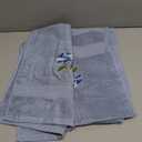 2 Pcs Hydrangea Hand Towels Blue Hydrangea Floral Bathroom Decor 14x29 Inch Embroidered 100% Cotton Soft Absorbent Spring Summer Decorative Flowers Hand Towels for Bathroom Kitchen