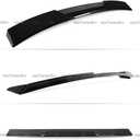 2Pcs Roof Top Spoiler & Rear Spoiler Compatible with 2018-2022 Honda Accord, V Style Duckbill Fits for 4 Door Sedan, Trunk Exterior High Kick Tail Deck Lid Wing Lip (Glossy Black)