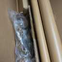 Adjustable 72-144 Inch Faux Wood Double Curtain Rods for 68-140 Inches Large Windows, 1 Inch Diameter Heavy Duty Drapery Rod with Wood Grain Round Finials, Decorative Window Curtain Rod for Cafe