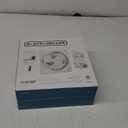 BLACK+DECKER Mini Box Fan Tabletop Quiet 9 Inch Desk Box Fans Frameless BFB09W White