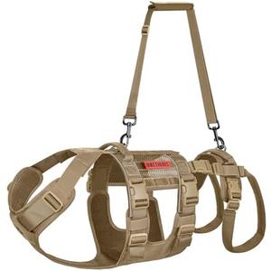 OneTigris Breathable Dog Lift Harness for Large Medium Sized Dogs, Dog Sing for Large Dogs Hind Leg Support, Dog Hip Support Brace Front Leg Vrace Size L