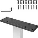 Dual Mailbox Spreader Bar for Double Mailbox Applications (18"X5") | Heavy-Duty Steel Mailbox Mounting Bracket ,Dual Mailbox Adapter Plate Fit For 4x4 Wood/Metal Posts Mounting For Outside