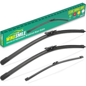 26" 22" 11" Windshield Wiper Blades Replacement for Ford Explorer 2011 2012 2013 2014 2015 2016 2017 2018 2019 2020 2021 2022 2023 2024 OEM Premium All Weather Front Rear Wipers Set (Pack of 3)