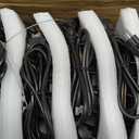 hunhun 10 Pack 250W UFO LED High Bay Lights 37,500lm 5000K Commercial Bay Lights 5' Cable with Plug AC110-277V Waterproof Shop Lights for Workshop Garage Factory Warehouse Barn ETL Listed