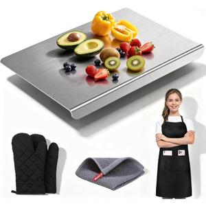 Titanium Cutting Board for Kitchen,100% kitchen titanium cutting board, 19.7"L x 15.7"W