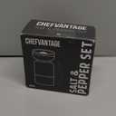 Cuisinox Stainless Steel Salt And Pepper Shakers Set, 4" Each