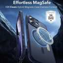 ESR for iPhone 17 Case, Camera Control Cover, Compatible with MagSafe, Shockproof Military-Grade Protection, Magnetic Phone Case for iPhone 17, Classic Hybrid Case, Frosted Blue