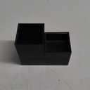 Bostitch Office Konnect Desk Organizer Accessory Tray & Storage Cup Bundle, Stacks for Desktop Storage, Makeup Organization, Black (Kit)