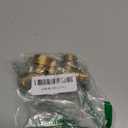 Joywayus Brass 3/4" GHT Garden Hose Splitter Body Backyard 2 Way Y Shaped Swivel Connector Threaded Pipe Fitting Coupler Adapter with Washer (Pack of 2)